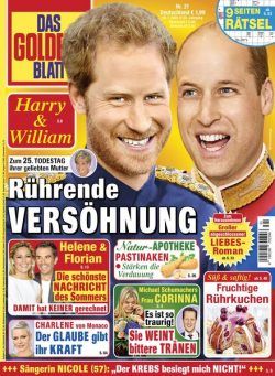 Das Goldene Blatt – 30 Juli 2022