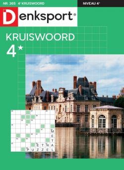 Denksport Kruiswoord 4 – juli 2022