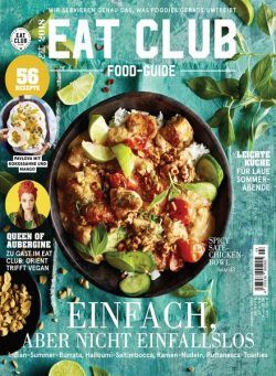 Eat Club – Food Guide – August 2022