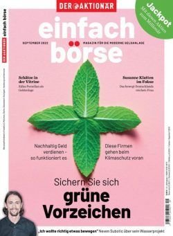 einfach borse – September 2022