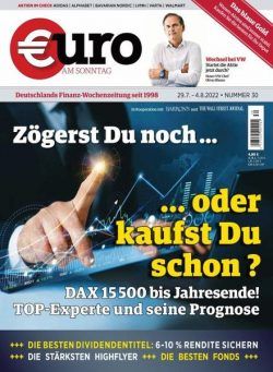 Euro am Sonntag – 29 Juli 2022