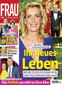 Frau im Spiegel – 22 August 2022