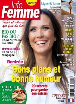 Info femme – 01 aout 2022