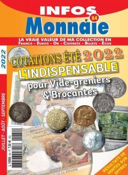 Infos Monnaie – juillet 2022