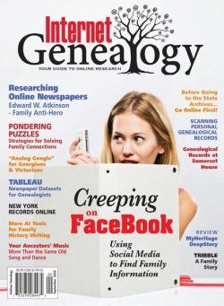 Internet Genealogy – August-September 2022