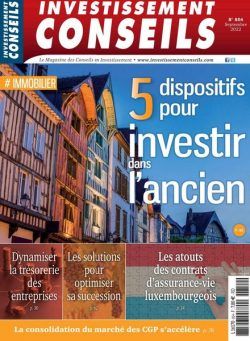 Investissement Conseils – Septembre 2022