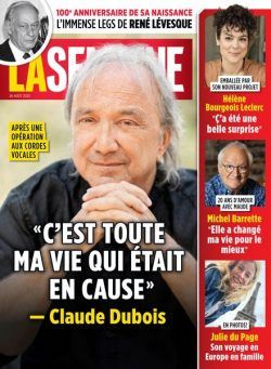 La Semaine – aout 26 2022