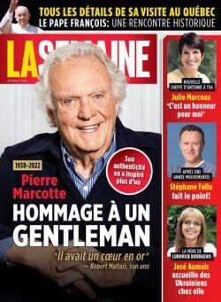 La Semaine – juillet 29 2022