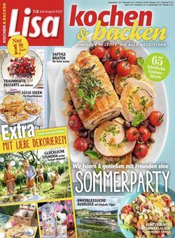 Lisa Kochen & Backen – Juli-August 2022