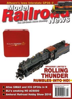 Model Railroad News – April 2016