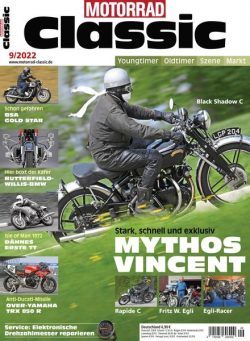 MOTORRAD CLASSIC – August 2022