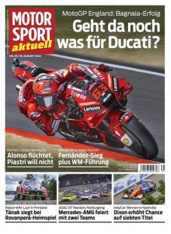 MOTORSPORT aktuell – 10 August 2022