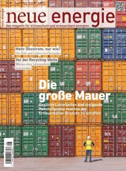 neue energie – August 2022