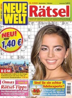 Neue Welt Ratsel – 17 August 2022