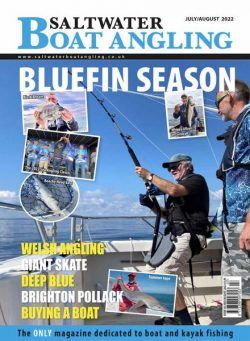 Saltwater Boat Angling – July-August 2022