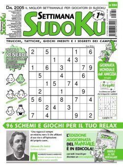 Settimana Sudoku – 20 luglio 2022