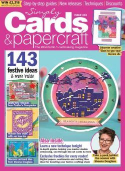 Simply Cards & Papercraft – Issue 233 – July 2022