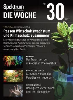 Spektrum – Die Woche – 28 Juli 2022