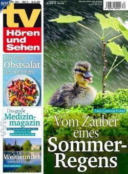 TV HOren und Sehen – 22 Juli 2022