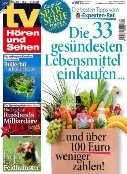 TV Horen und Sehen – 26 August 2022