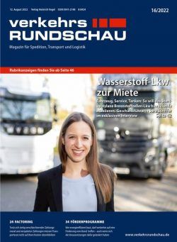 VerkehrsRundschau – 04 August 2022