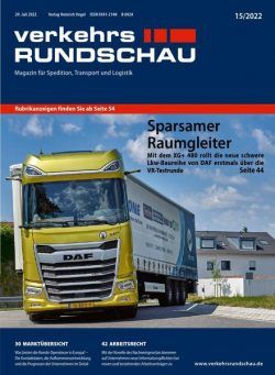 VerkehrsRundschau – 22 Juli 2022