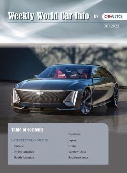 Weekly World Car Info – 30 July 2022