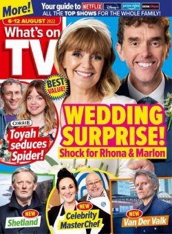 What’s on TV – 06 August 2022