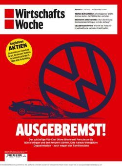 Wirtschaftswoche – 29 Juli 2022