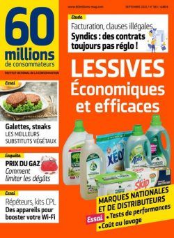 60 Millions de Consommateurs – Septembre 2022