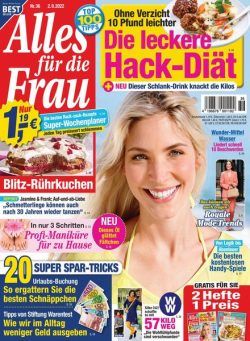 Alles fur die Frau – 02 September 2022