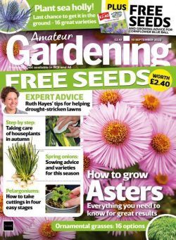 Amateur Gardening – 10 September 2022