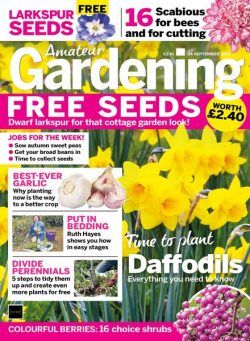 Amateur Gardening – 24 September 2022