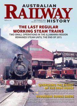 Australian Railway History – Issue 1015 – September 2022