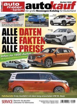 Auto Motor und Sport Autokauf – September 2022