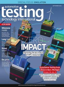 Automotive Testing Technology International – September 2022