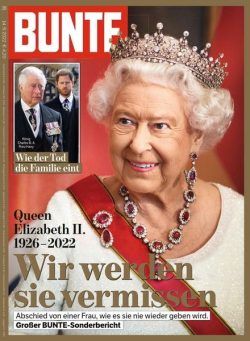 Bunte – 14 Septmeber 2022