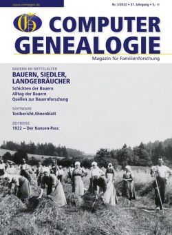 Computergenealogie – September 2022