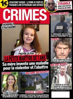 Crimes magazine – 01 septembre 2022