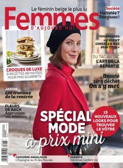 Femmes D’Aujourd’Hui – 8 Septembre 2022