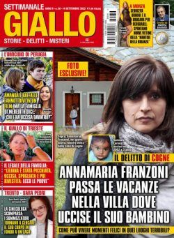 Giallo – 14 Settembre 2022