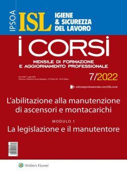 Igiene & Sicurezza del Lavoro Corsi – Luglio 2022