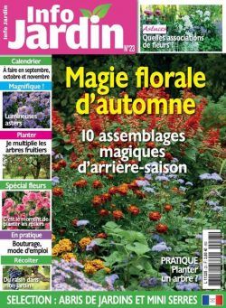 Info Jardin – septembre 2022