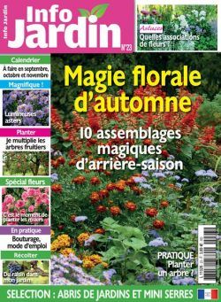 Info Jardin – Septembre-Novembre 2022