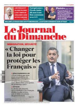 Le Journal du Dimanche – 21 aout 2022