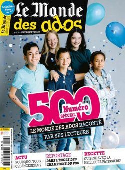 Le Monde des Ados – aout 2022