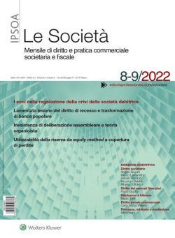 Le Societa – Agosto-Settembre 2022