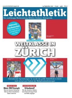 Leichtathletik – 13 September 2022