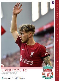 Liverpool FC Programmes – vs Bournemouth – 27 August 2022