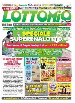 Lottomio del Lunedi – 19 Settembre 2022